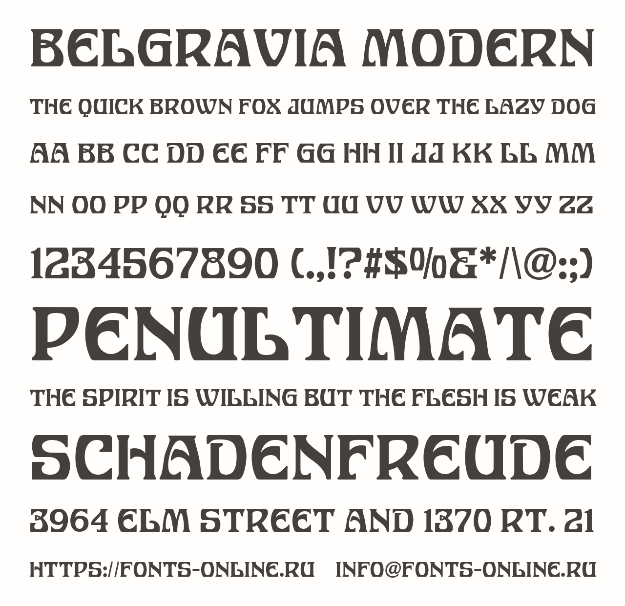 Belgravia Modern Free Font Download